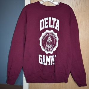 Maroon Delta Gamma Sweatshirt